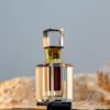 ⁦عود ملكي زجاجات العطر جميلة فاخرة مربعة الشكل كريستال 12 مل⁩ - الصورة ⁦2⁩