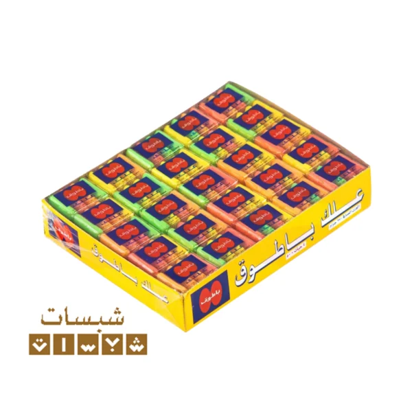 علك باطوق مربع ملون 50*270.4جرام