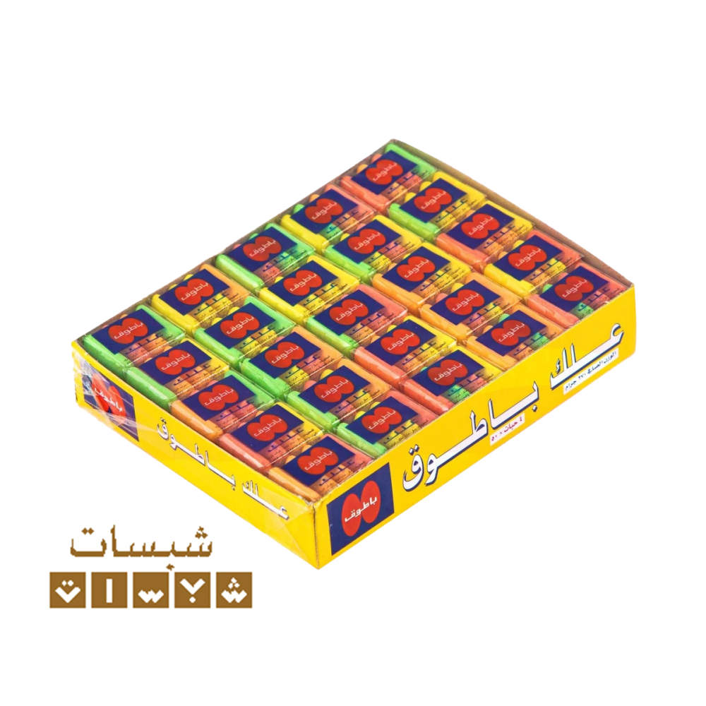 علك باطوق مربع ملون 50*270.4جرام